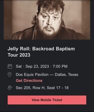 Tickets jelly roll for sale  Newnan