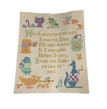 Cruz Stitch Oração Vintage Infância Berçário Decoração Suspensa  comprar usado  Enviando para Brazil