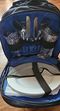 Picknick rucksack blau gebraucht kaufen  Krakow am See