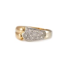 Bicolor diamant pave gebraucht kaufen  Berlin