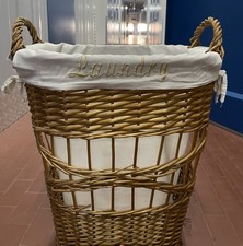 Cesta portabiancheria bambù usato  Corsico