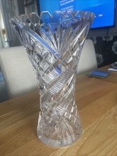 Vintage crystal glass for sale  ROMFORD