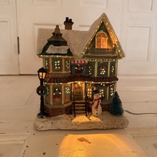 Lighted christmas village for sale  HAYLE