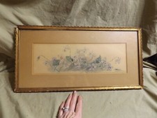 Antique watercolor violets for sale  Wallingford