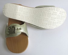 Scholl holzpantolette pescura gebraucht kaufen  Neu-Ulm