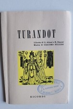 Turandot musica giacomo usato  Venezia