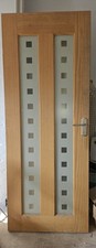 Pine door glass for sale  WINDSOR
