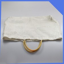 Używany, vintage Rosyjski Radziecki ZSRR Biała Tote Shopper Torba na zakupy Torebka z uchwytami na sprzedaż Używany, vintage Rosyjski Radziecki ZSRR Biała Tote Shopper Torba na zakupy Torebka z uchwytami na sprzedaż  PL