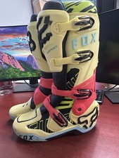 BOTAS MASCULINAS FOX INSTINCT EDIÇÃO LIMITADA ELEVADA MX TAMANHO 9.5 MOTOCROSS OFF ROAD comprar usado  Enviando para Brazil