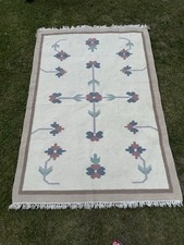 Handwoven cream flat for sale  Plainwell