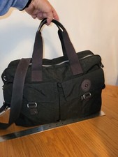 Bolsa de fraldas Kipling náilon bebê grande preta viagem transporte para viagem - tudo , usado comprar usado  Enviando para Brazil