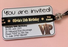 Personalised party invitation for sale  BALDOCK