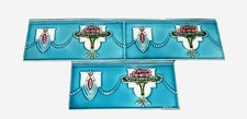 Azulejos cerâmicos raros vintage 3 peças lindo design floral majólica comprar usado  Enviando para Brazil