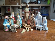 Vintage nativity scenes for sale  Mosinee