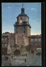 Lublin, Brama Krakowska, Brama Miejska, widokówka , używany na sprzedaż  Wysyłka do Poland