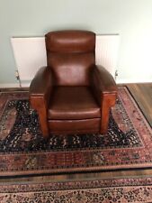 Vintage leather armchair for sale  SOLIHULL