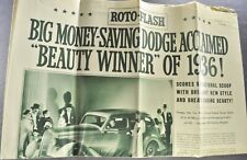 1936 dodge newsprint for sale  Olympia