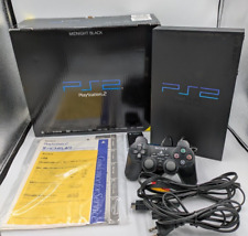 Usado, Console PS2 PlayStation 2 preto meia-noite SCPH-50000 na caixa e controle japonês comprar usado  Enviando para Brazil