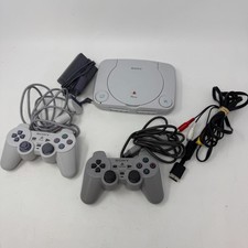 Pacote de console Sony Playstation PS One Slim SCPH-101 com controle e cabos comprar usado  Enviando para Brazil