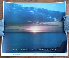 Vtg poster print for sale  Cambria