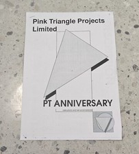 Pink triangle anniversary for sale  MELKSHAM