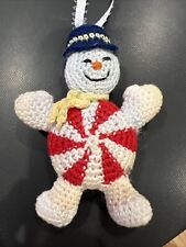 Handmade crochet snowman for sale  Canastota