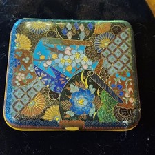 Estojo de cigarro antigo Cloisonne Tóquio Japão T. Morimiya & Co A.J.S. Agentes, usado comprar usado Estojo de cigarro antigo Cloisonne Tóquio Japão T. Morimiya & Co A.J.S. Agentes, usado comprar usado  Enviando para Brazil