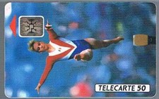 Telecarte championnat gymnasti d'occasion  Saint-Laurent-du-Pont
