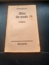 Shakespeare ihr wollt gebraucht kaufen  Deutschland