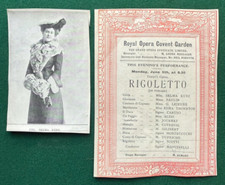 Antigo Programa de Ópera Real Vitoriana Covent Garden Rigoletto Selma Kurz comprar usado Antigo Programa de Ópera Real Vitoriana Covent Garden Rigoletto Selma Kurz comprar usado  Enviando para Brazil