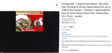 Portapuzzle jigsaw board for sale  BROMLEY