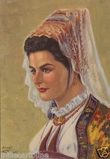 Ollolai costumi sardi usato  Roma