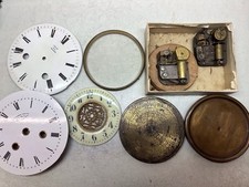 Clock dials backs for sale  ORPINGTON
