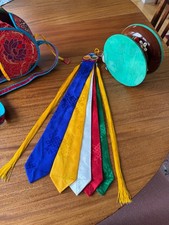 Traditionaltibetan damaru drum for sale  Jackson