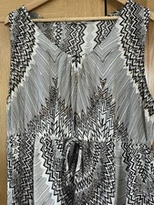 Monochrome zigzag maxi for sale  SUTTON COLDFIELD