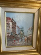 Tableau huile toile d'occasion  Pélussin