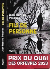 PRIX DU QUAI DES ORFEVRES 2023--FILS DE PERSONNE--J.F.PASQUES-FAYARD, używany na sprzedaż  Wysyłka do Poland