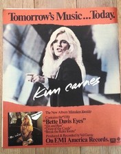 KIM CARNES Mistaken Identity 1981 magazine ADVERT / Poster 13x11 inches comprar usado  Enviando para Brazil