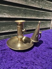 Vintage brass chamberstick for sale  KING'S LYNN