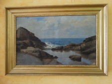 Paysage bretagne huile d'occasion  Saint-Priest-Taurion