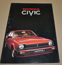 Honda Civic Brochure Broszura NL na sprzedaż  PL