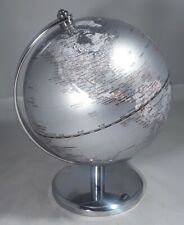 Stylish silver globe for sale  KILMARNOCK