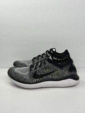 Tênis de corrida Nike Free Run Flyknit 2018 branco preto 942839-101 feminino tamanho 6-9 comprar usado  Enviando para Brazil