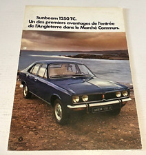 Brochure commerciale simca d'occasion  Quarré-les-Tombes