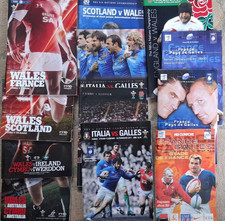 Various rugby programmes for sale  GODALMING