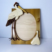 Stork baby wooden for sale  Woodstock