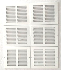 Ventilação de parede 8" x 6" LOTE DE 6 aberturas de ar brancas 8x6 Hart&Cooley 43304 teto +parafusos comprar usado  Enviando para Brazil