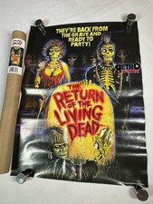 Pôster de fábrica Return of the Living Dead Shout filme de terror 18x24” zumbis comprar usado  Enviando para Brazil