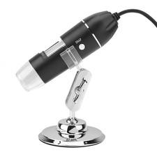 Microscópio LED portátil 50X 500X 0,3MP lupa USB para computador com suporte comprar usado  Enviando para Brazil