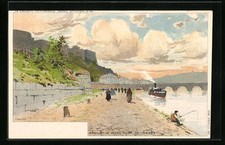 Namur lithograph vieux d'occasion  Expédié en Belgium